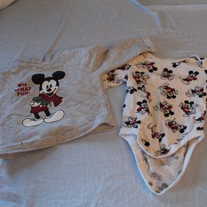 Set, Disney Mickey Mouse tops